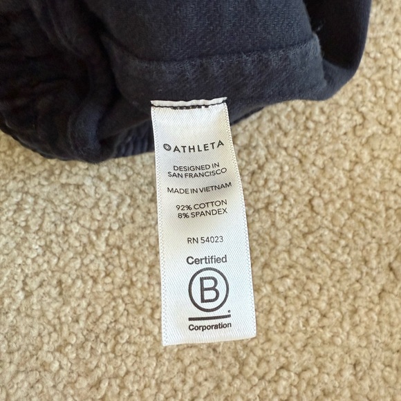 Athleta Farallon Jogger Blue Stratum Camo Sz 16 - Picture 4 of 6